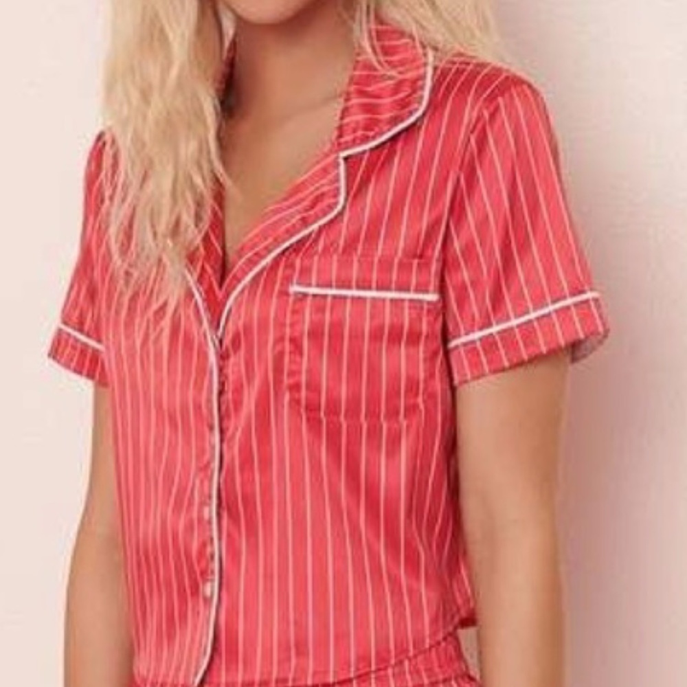 Satin Pajama Top